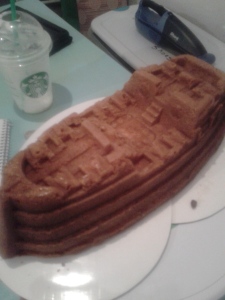 This is what the cake looks like when comes out the pan....isnt this cool